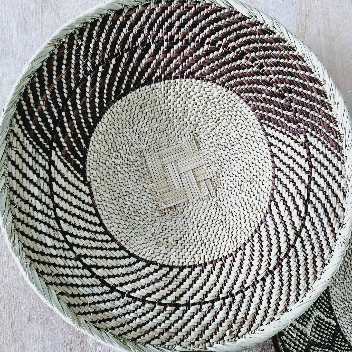 Set of 4 Handmade African Baskets Zimbabwe | Boho Wall Decor 4A