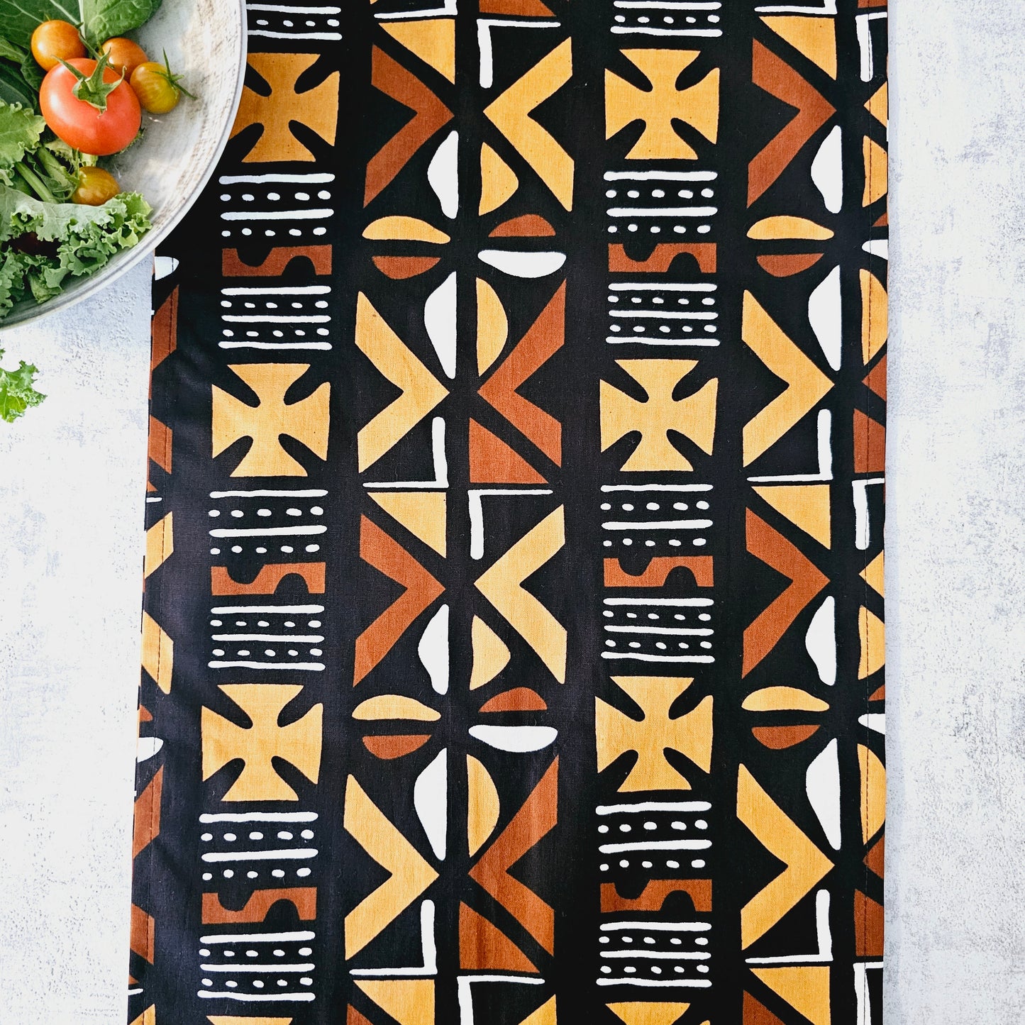Table Runner 160x35cm | 180x35 | 200x35cm | 100% Cotton African Print Fabric