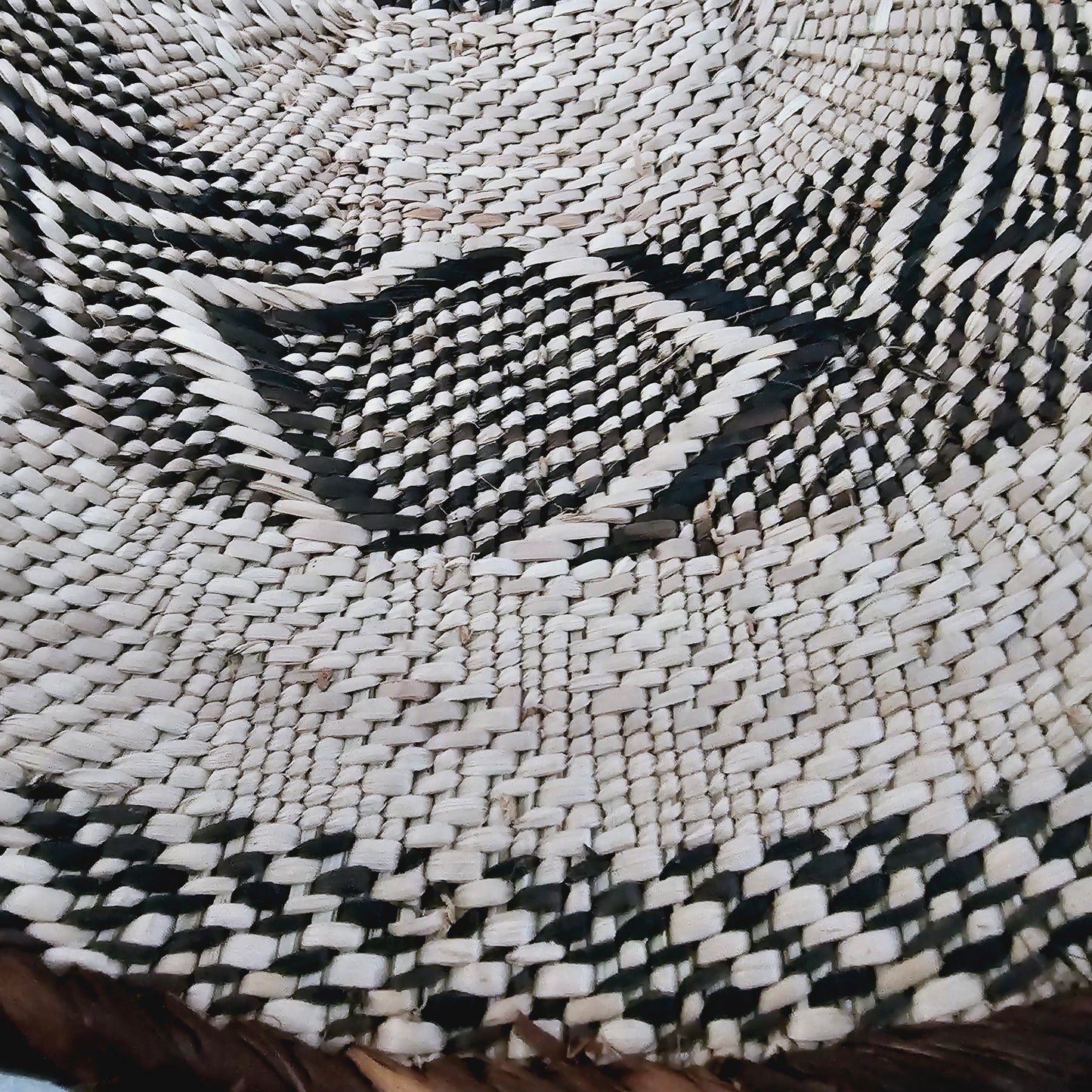 Set of 2 Handmade African Wall Baskets | Zimbabwe Baskets | Boho Wall Decor