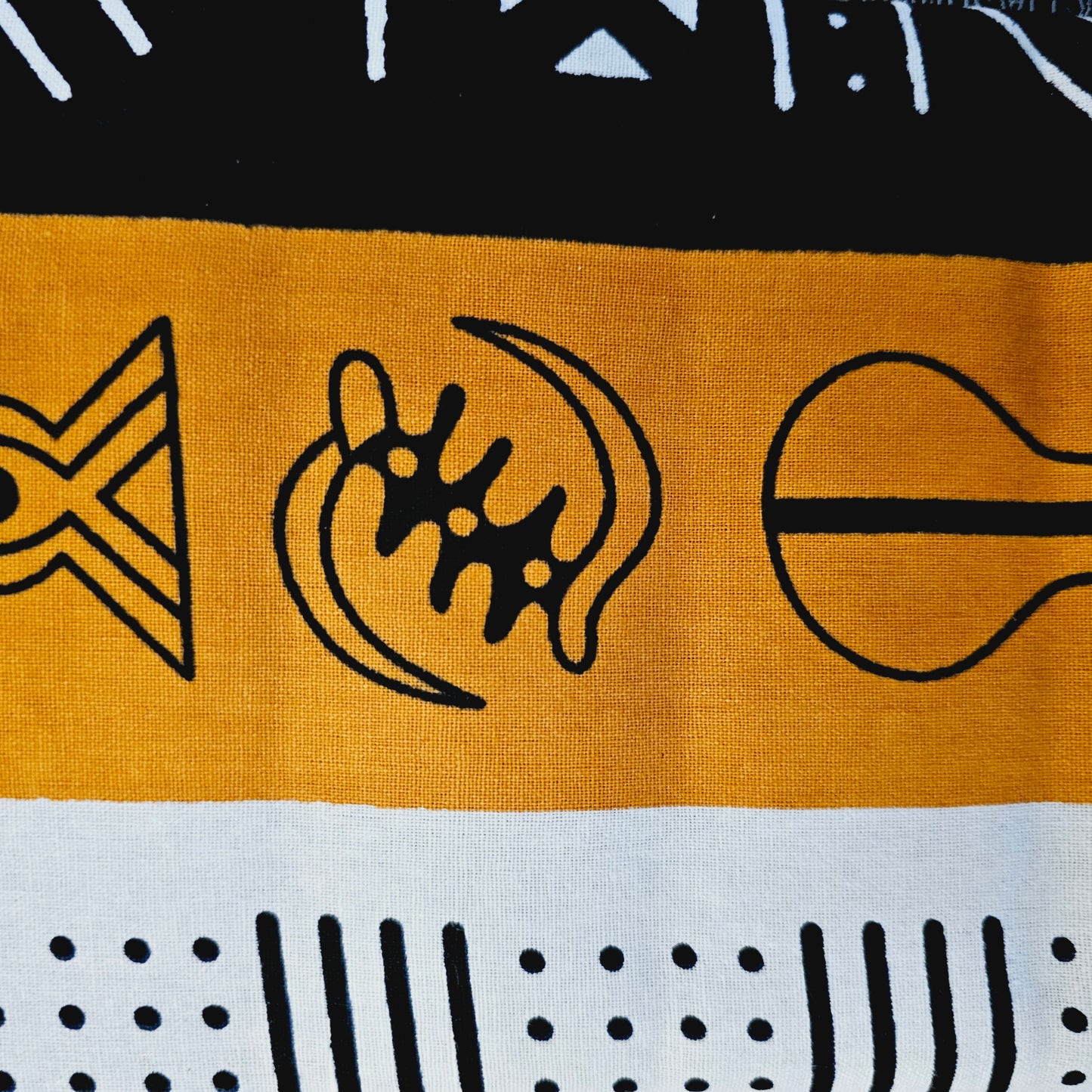 Handmade African Print Apron with Pocket
