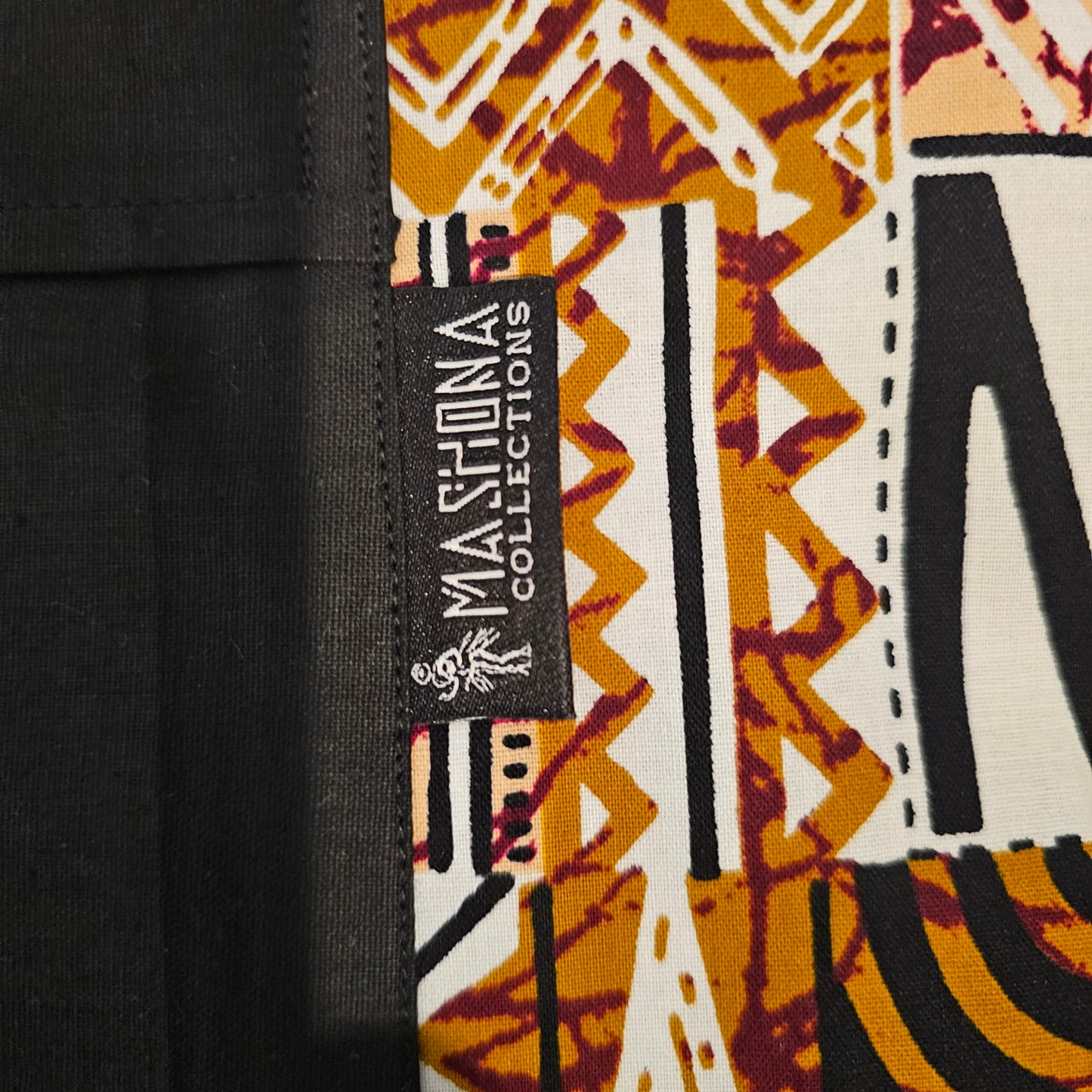 Handmade African Print Apron with Pocket | 100% Cotton Fabric