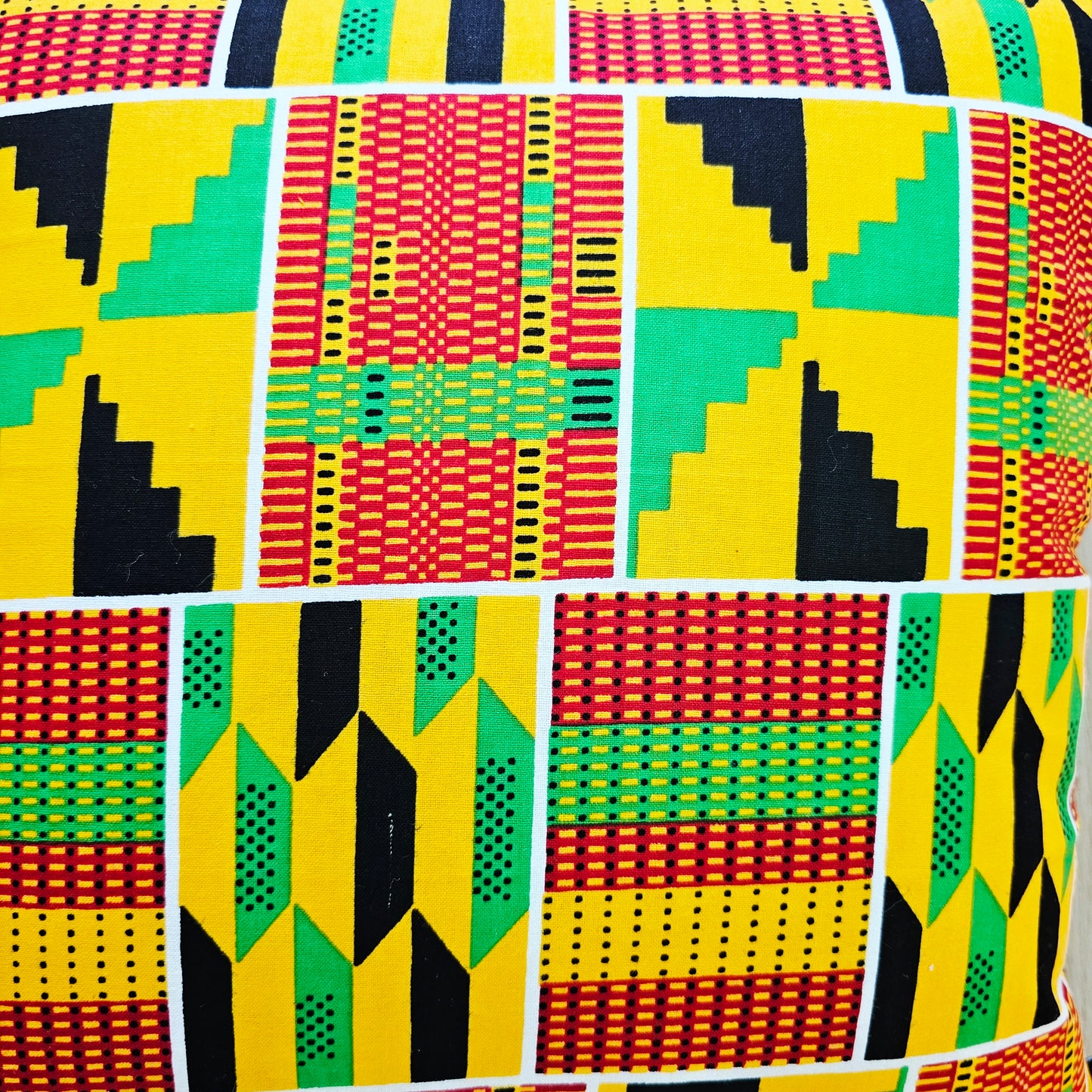 Set of 2 | 4 Cushion Covers |45x45cm | 100% Cotton Wax Ankara Fabric