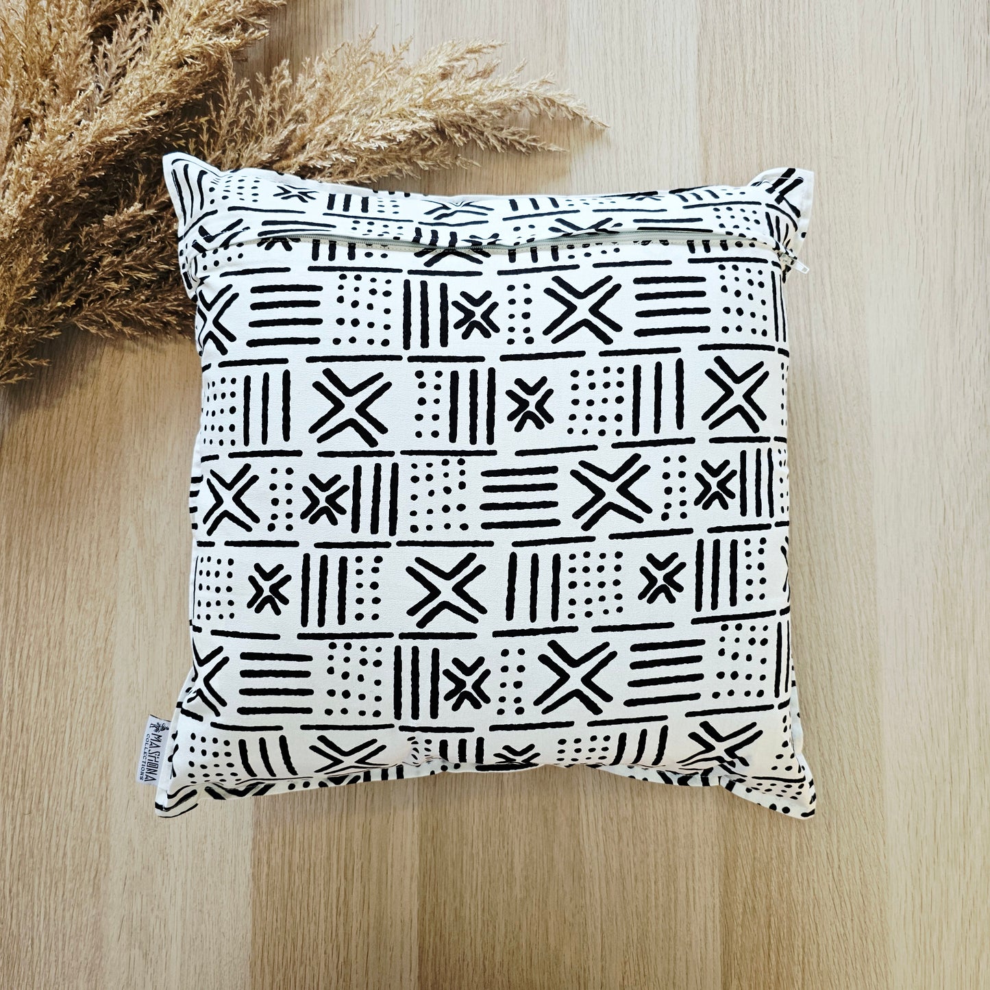 Set of 2 | 4 Cushion Covers |45x45cm | 100% Cotton Wax Ankara Fabric