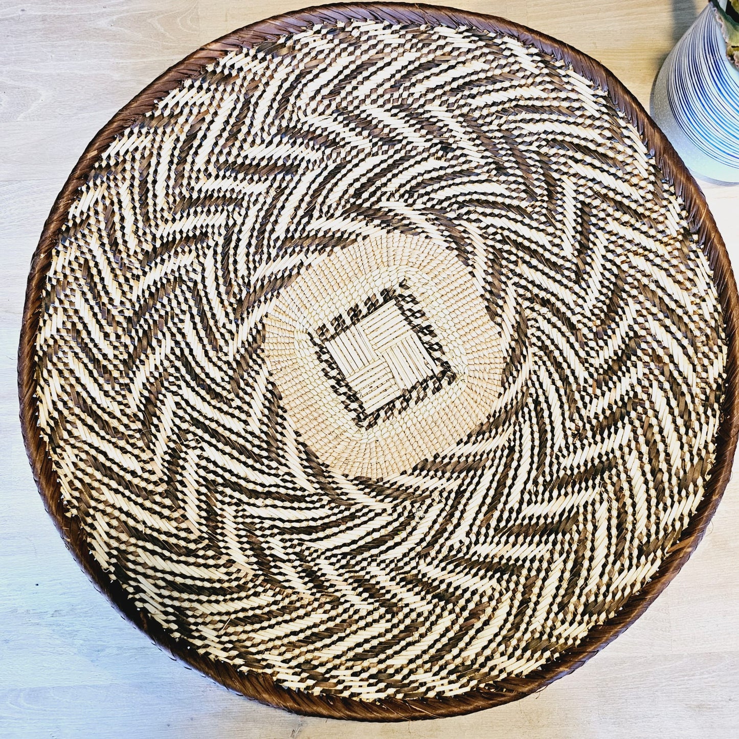 Large | 50cm | Handmade African Wall Baskets | Zimbabwe Baskets | Boho Wall Decor
