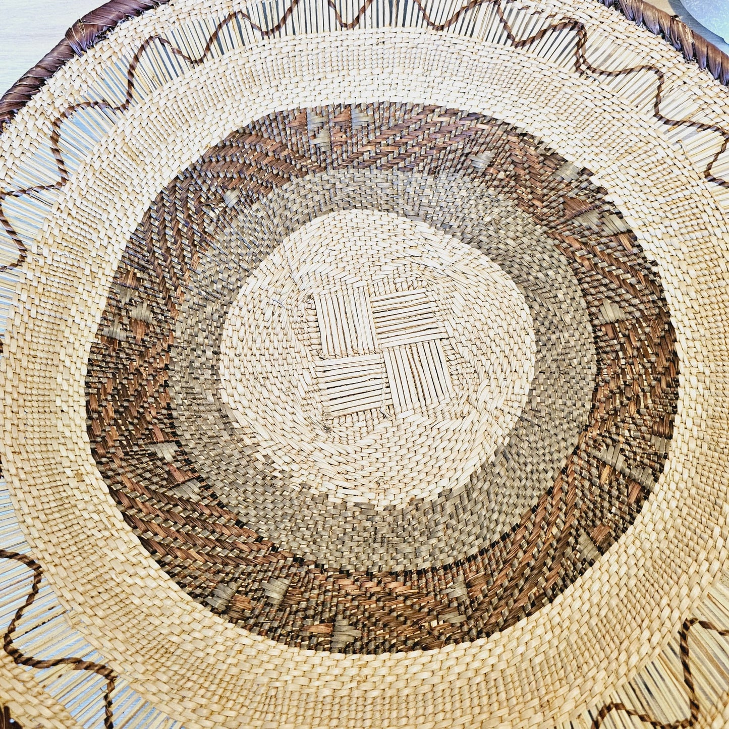 Large | 45cm | Handmade African Wall Baskets | Zimbabwe Baskets | Boho Wall Decor