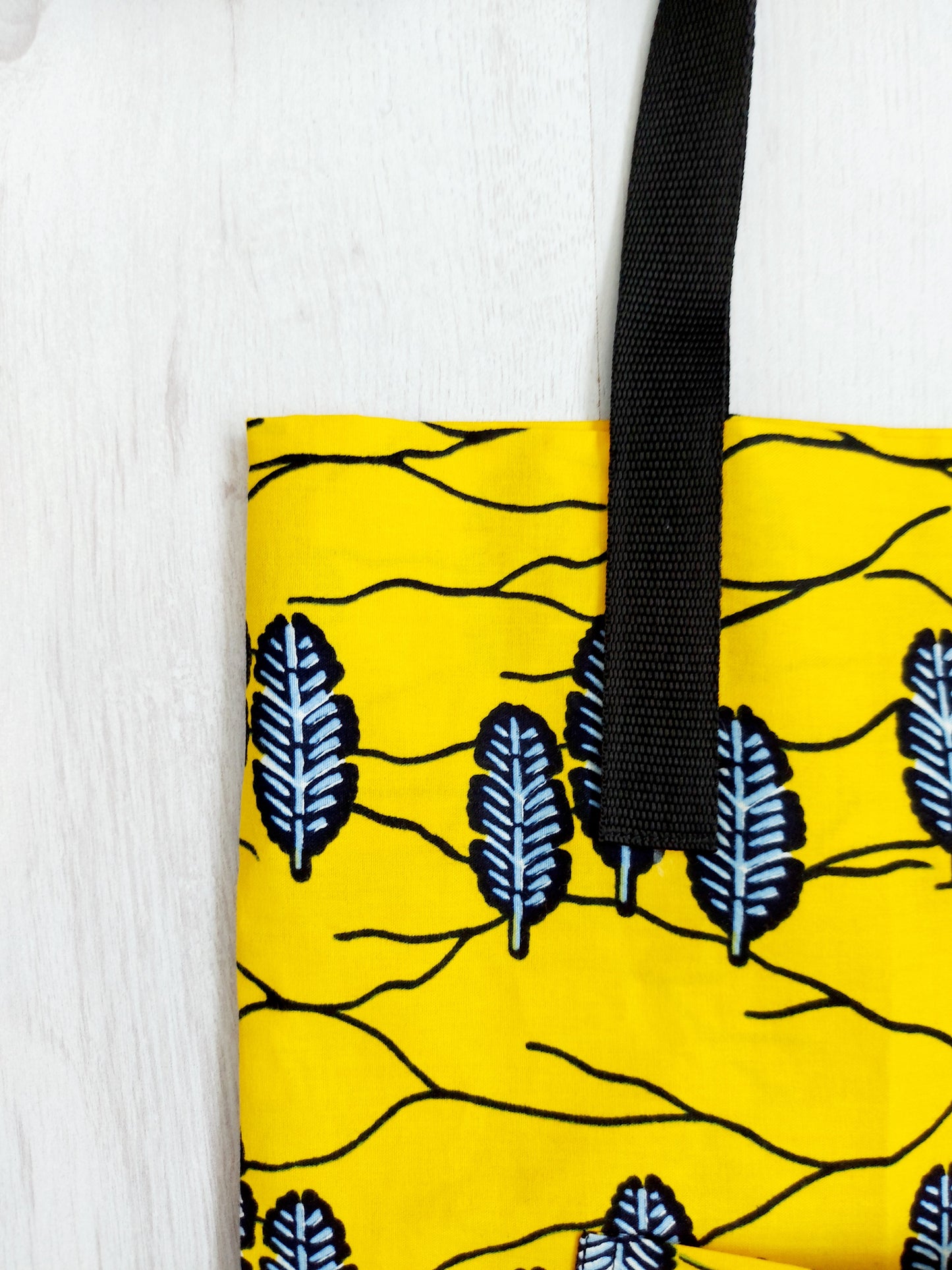 Handmade African Print Tote Bag | Beach Bag | Shopping Bag