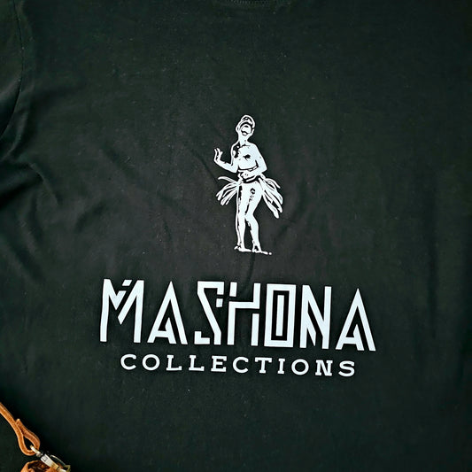 Africa Print Detailed T-Shirt | Bogolan Print Detail and Pocket