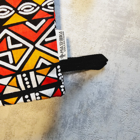 Set of 2 Oven Gloves | African Print 100% Cotton Fabric