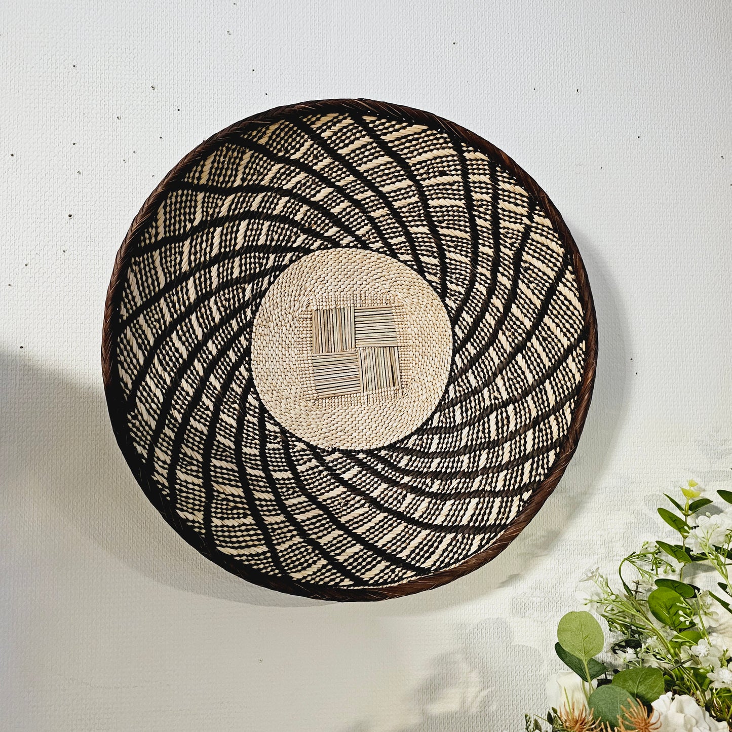 Large | 45cm | Handmade African Wall Baskets | Zimbabwe Baskets | Boho Wall Decor