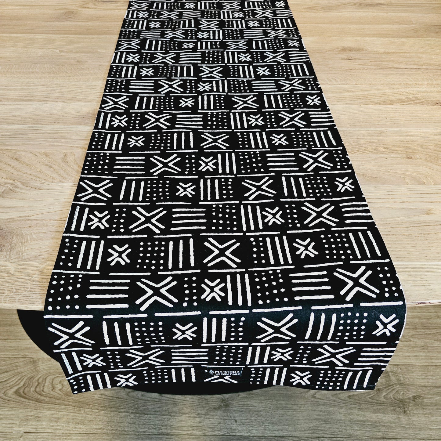 Table Runner and Set of 8 Napkins | 100% Cotton African Print Fabric