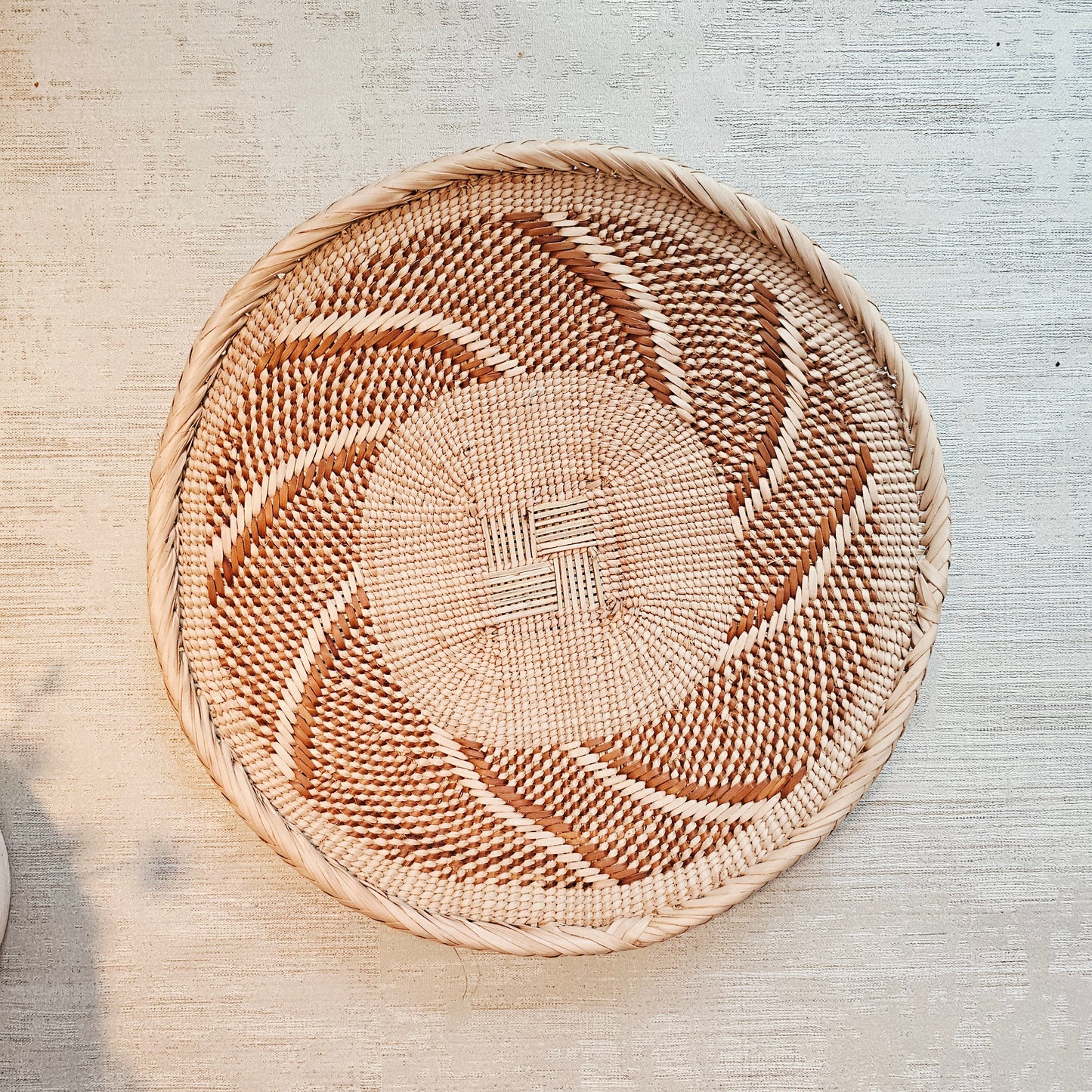 Set of 2 Handmade African Wall Baskets | Zimbabwe Baskets | Boho Wall Decor | 2A