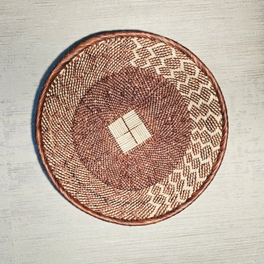 Set of 3 Handmade African Wall Baskets | Zimbabwe Baskets | Boho Wall Decor | 3B