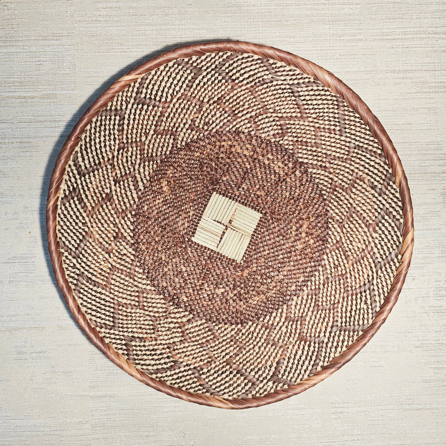 Set of 2 Handmade African Wall Baskets | Zimbabwe Baskets | Boho Wall Decor | 2A