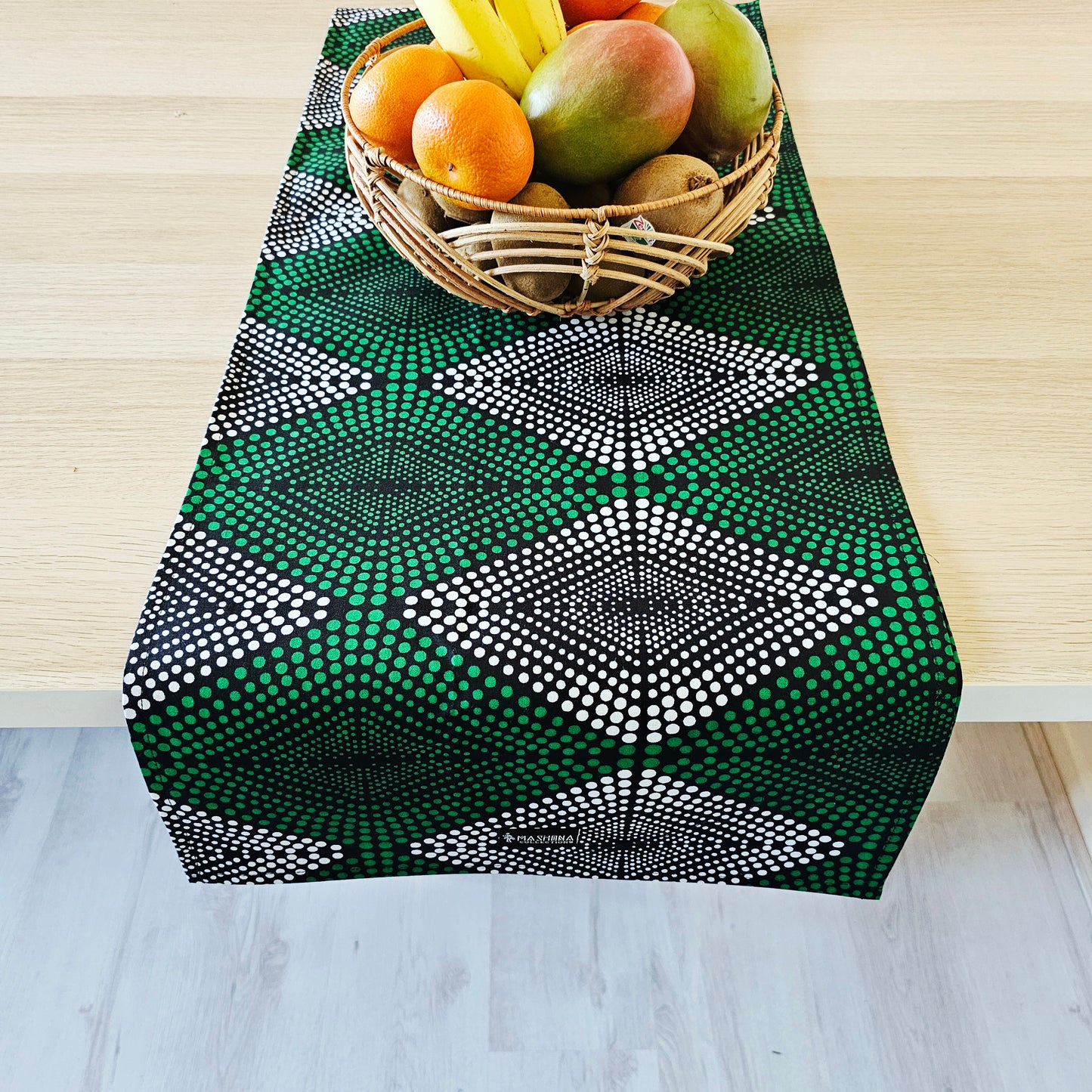Set of 2 Table Runners 160x35cm | 180x35 | 200x35cm | 100% Cotton African Print Fabric