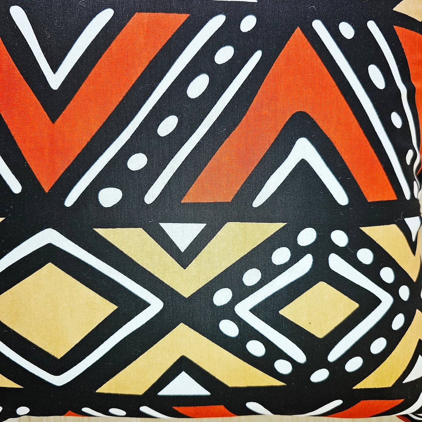 Set of 2 | 4 Cushion Covers |40x40cm | 100% Cotton Wax Ankara Fabric