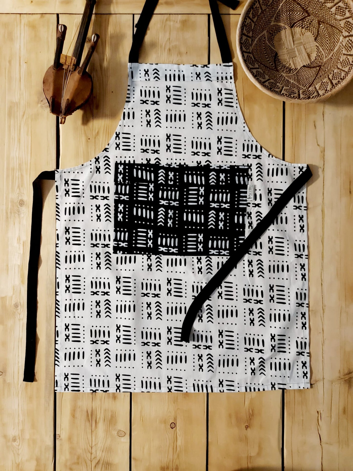 Handmade Apron and Oven Gloves Set | Made from 100% African Print Cotton | African Print Apron